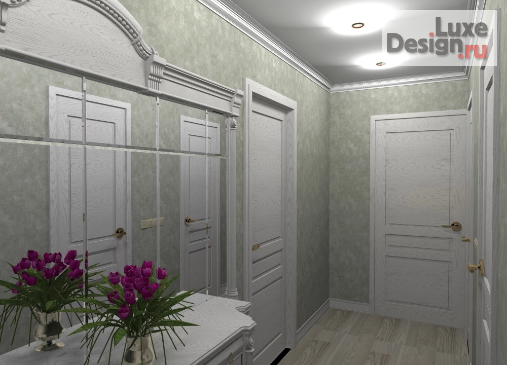 Дизайн интерьера трехкомнатной квартиры "Вр.Михайлова 56" (фото 9)