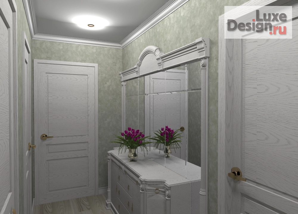 Дизайн интерьера трехкомнатной квартиры "Вр.Михайлова 56" (фото 10)