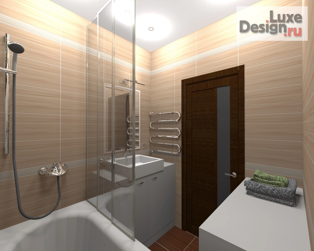 Дизайн интерьера трехкомнатной квартиры "Архитекторов 28" (фото 4)