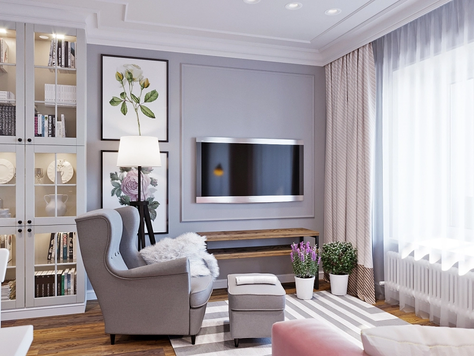 Дизайн интерьера трехкомнатной квартиры в Ульяновске "Квартира "Мой теплый север" "