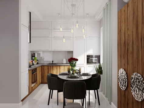 Дизайн интерьера двухкомнатной квартиры в Ульяновске "Квартира "Тысяча лун" "